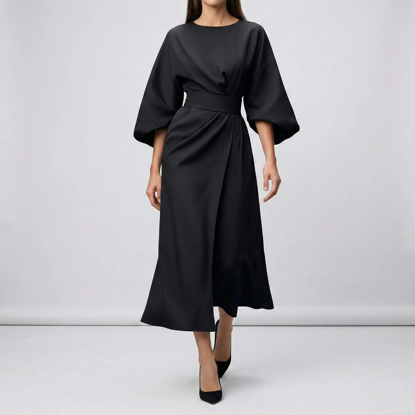 Abendkleid Mit Taillengürtel - Angela
