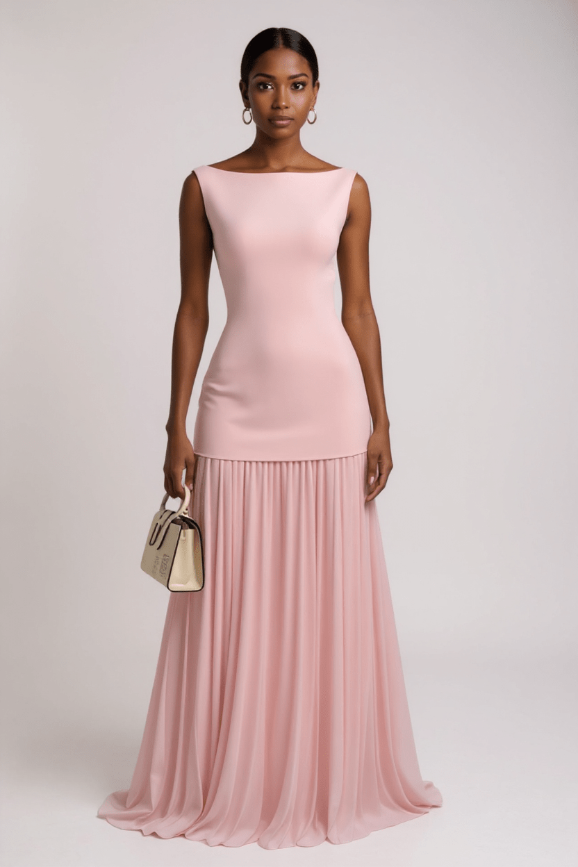 Abito Plissettato Donna | Design Senza Tempo & Gonna Svasata