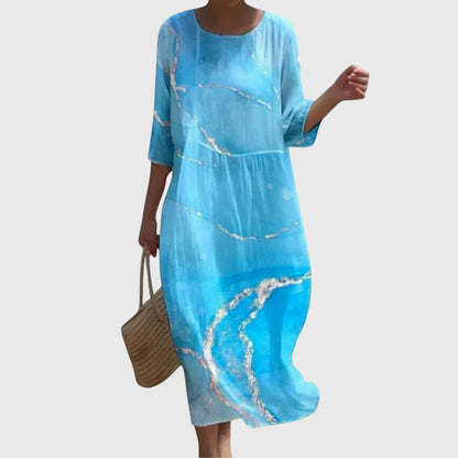 Abito maxi Donna | Stampa floreale e linea morbida che valorizza