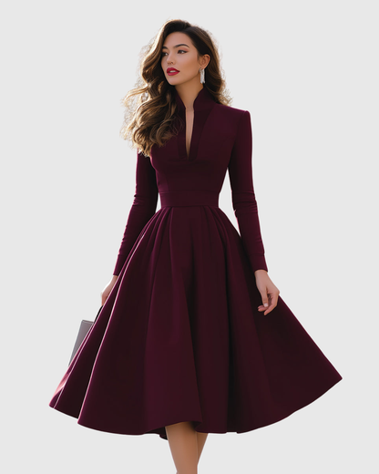 Abito midi Donna | Vita sottile & gonna svasata