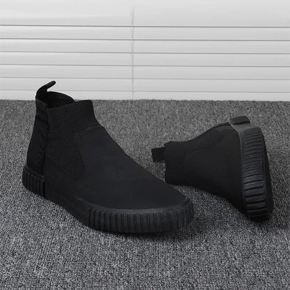 Herren Canvas-Sneaker mit High-Top-Design – Lennard