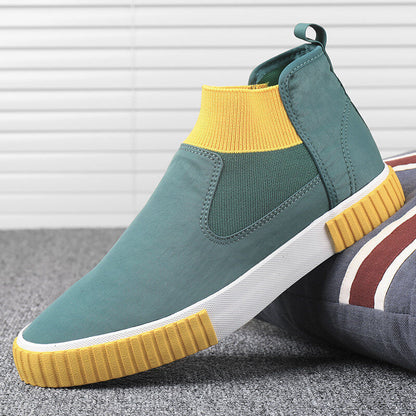 Herren Canvas-Sneaker mit High-Top-Design – Lennard