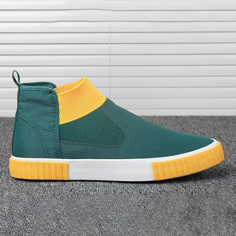 Herren Canvas-Sneaker mit High-Top-Design – Lennard