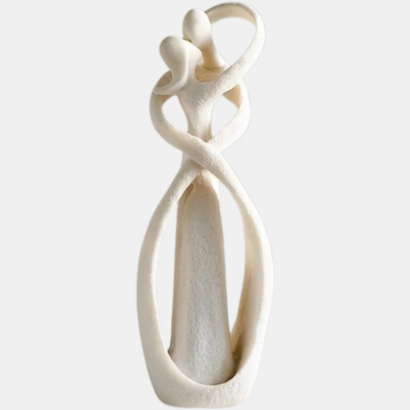Abstrakt Skulptur: Evig Kærlighed i Moderne Design