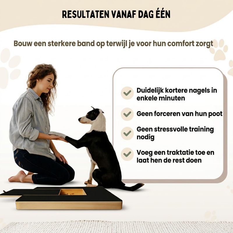 Nagelvijl Plank | Krab plank voor Honden – Stressvrij Nagels Vijlen Zonder Knippen