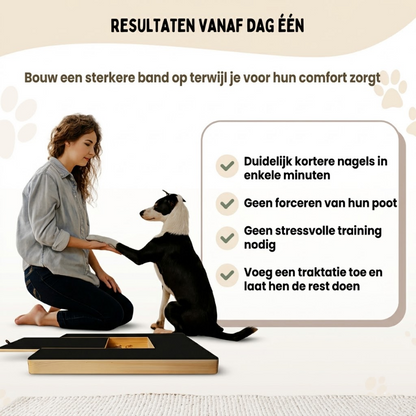 Nagelvijl Plank | Krab plank voor Honden – Stressvrij Nagels Vijlen Zonder Knippen
