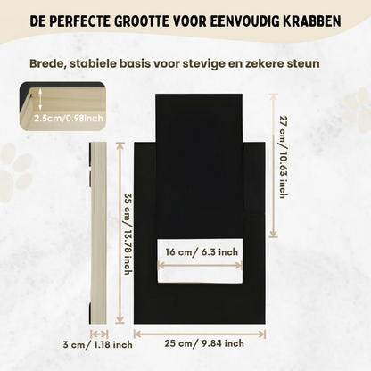 Nagelvijl Plank | Krab plank voor Honden – Stressvrij Nagels Vijlen Zonder Knippen