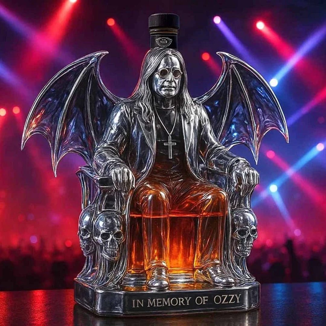 Bouteille de Whisky "En l'honneur d'Ozzy "