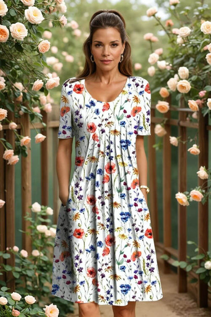 Agnes | Elegant blomsterkjole