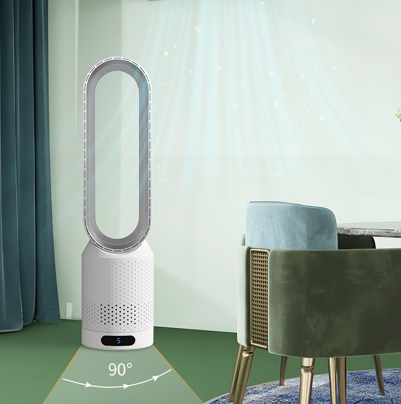 3-in-1 Luftkøler med Luftrenser | Oscillation & LED Touch Control