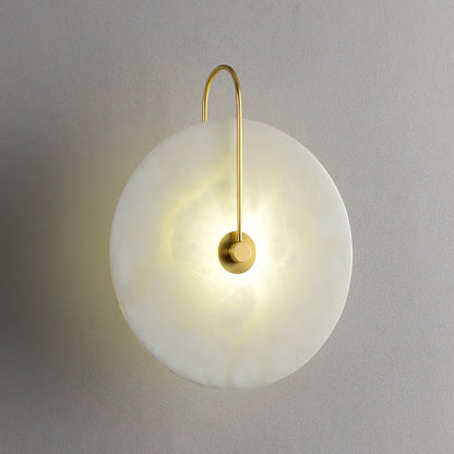 Albaster Steen Led Wandlamp