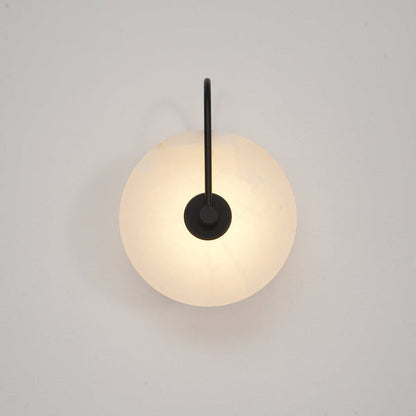 Albaster Steen Led Wandlamp