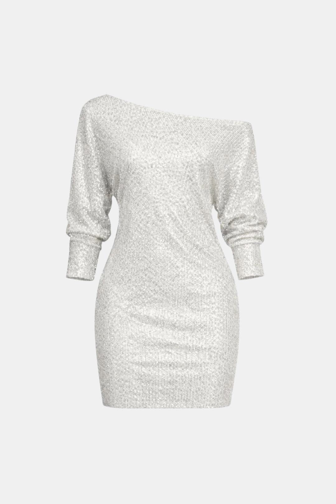 Alba - Contrasting Sequin Mini Dress