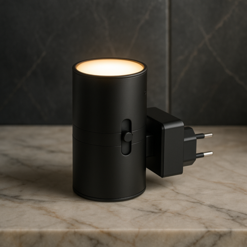 Wandlamp Stopcontact LED Dimbaar Dag Nacht Sensor 10W Warm Licht Slaapkamer Hal | Restfield