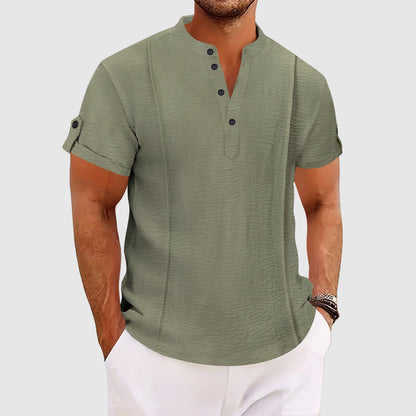 Romain – Chemise à boutons homme