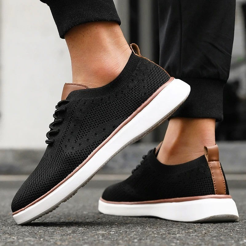 Gareth - Schnürbare Mesh Sneaker