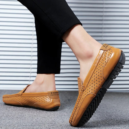 Alexander - Elegante & Atmungsaktive Loafers Aus Leder