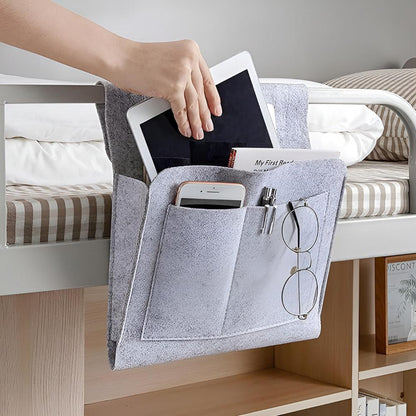 All-in-One Nachttisch-Organizer Grau – Ordnung Für Ihr Schlafzimmer 2