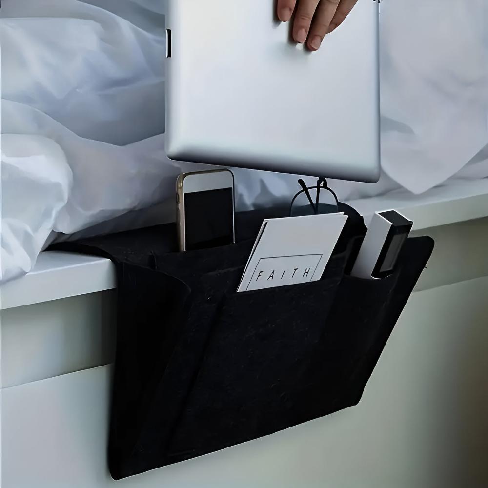All-in-One Nachttisch-Organizer Grau – Ordnung Für Ihr Schlafzimmer 9
