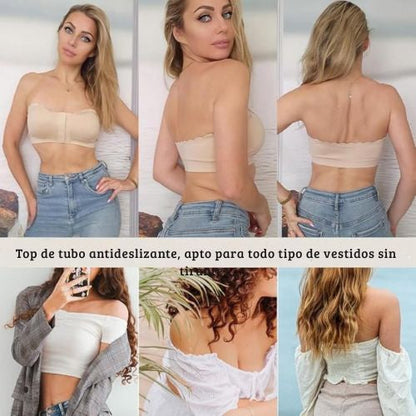 1+1 GRATIS | AllDayLift™ | Sujetador Strapless de Alta Sujeción [Último Día de Descuento]