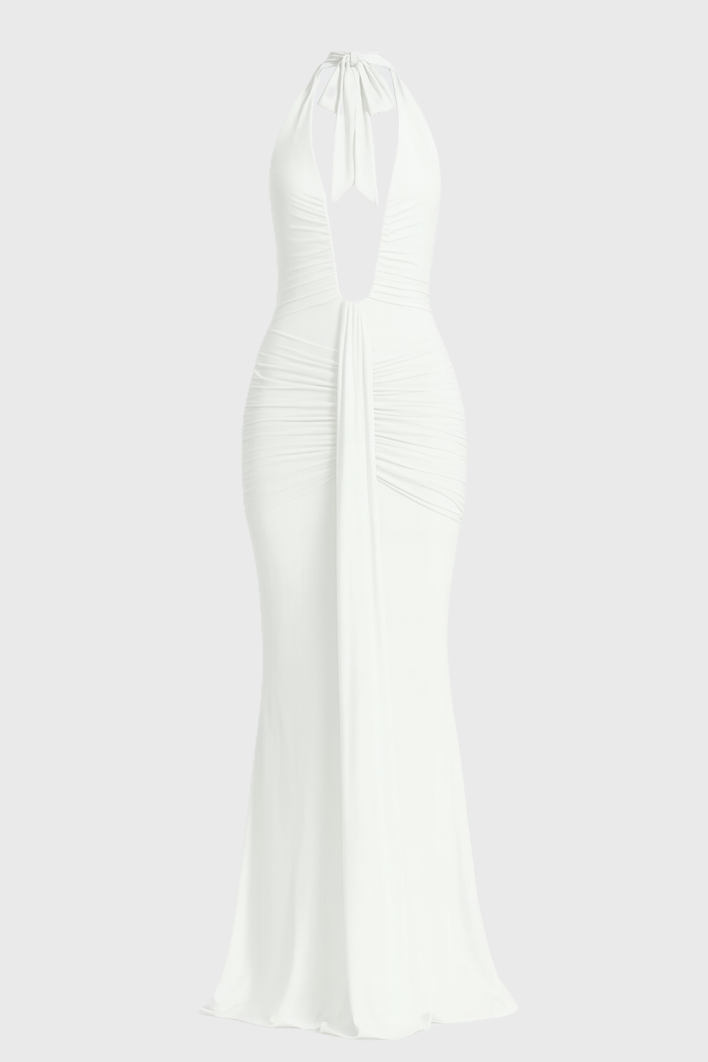Allegra Lange Jurk Dames | Maxi Jurk | Diepe V-hals | Gevormd Silhouet 3