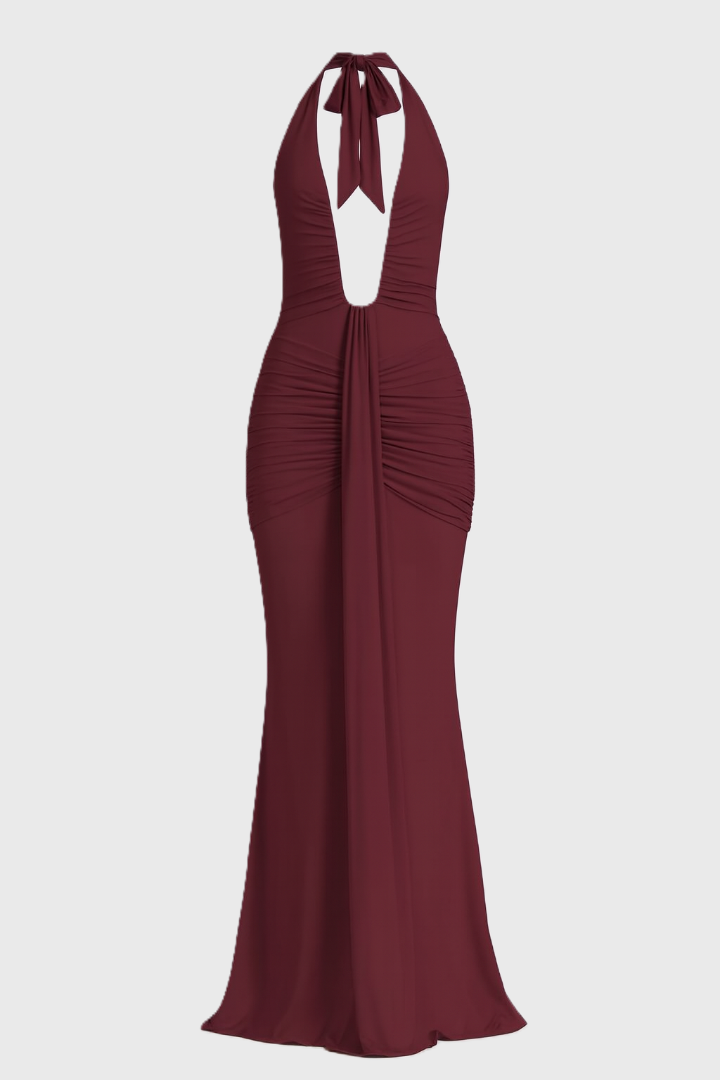 Allegra Lange Jurk Dames | Maxi Jurk | Diepe V-hals | Gevormd Silhouet 4