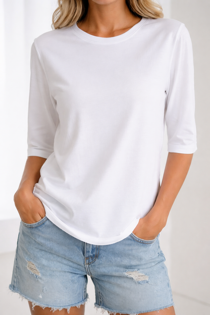 Aneta | Loose Half Sleeve Tee