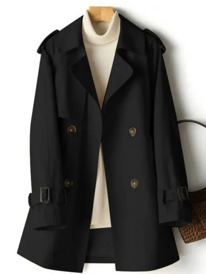 Angela | Women’s Long Trench Coat | Classic & Refined