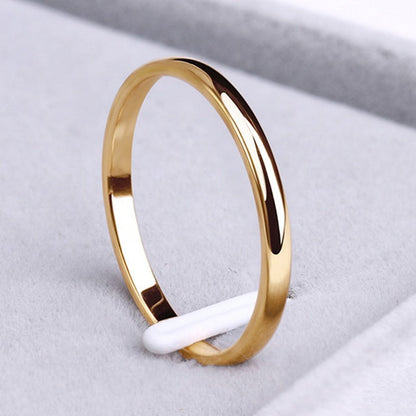 Divifa Simple Made Ring in Gold-Plated stainless steel