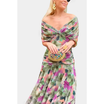Annemarie | Damen Maxikleid Sommer leicht vielseitig