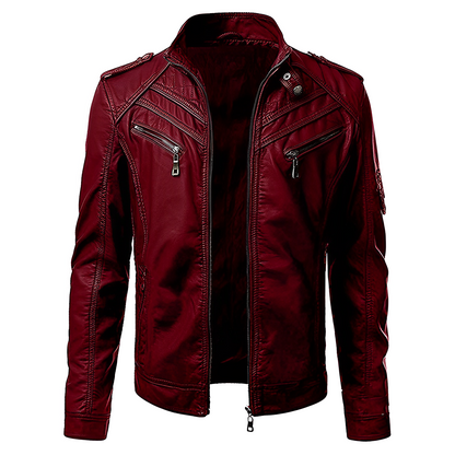 Austin | Men's Stylish Lightweight Leather Jacket