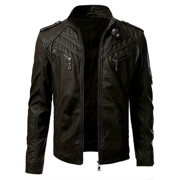 Austin | Men's Stylish Lightweight Leather Jacket