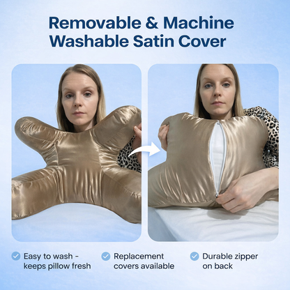 Anti Wrinkle Pillow with Satin Pillowcase