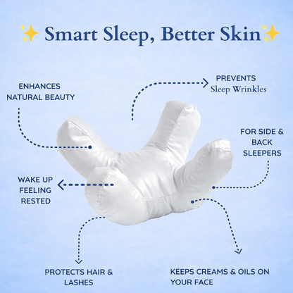 Anti Wrinkle Pillow with Satin Pillowcase