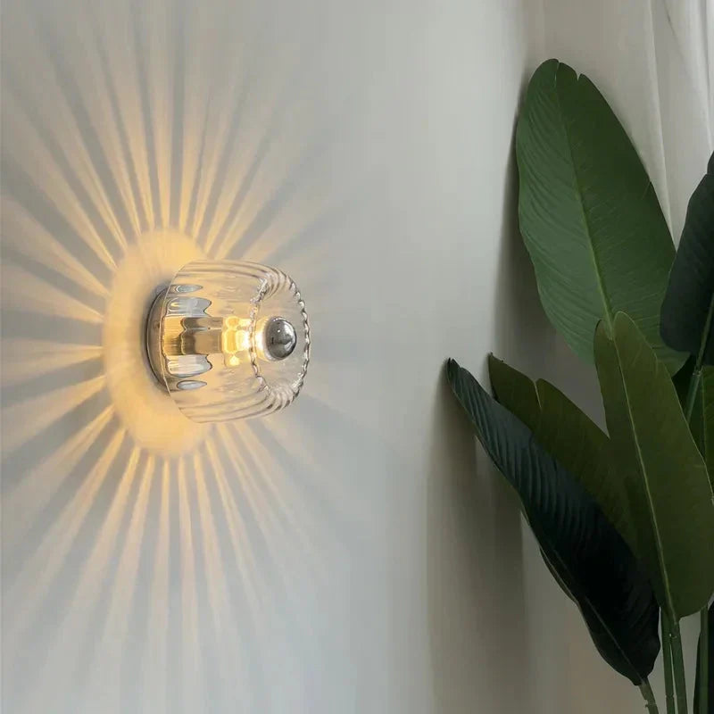 Minimalistische Glazen Wandlamp – Warm Sfeerlicht voor Woonkamer & Hal | Restfield