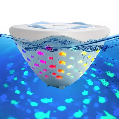 Aqua Party Leuchte – Schwimmfest im Bad – Fischprojektor