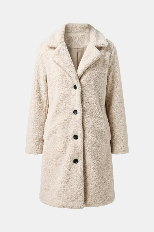 Arlet – Soft Mid-Length Coat for Women