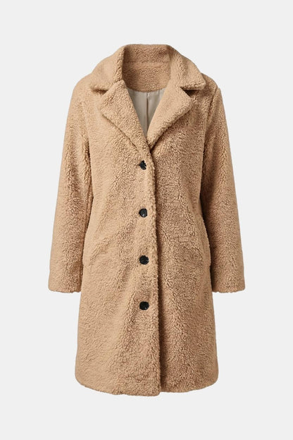 Arlet – Soft Mid-Length Coat for Women