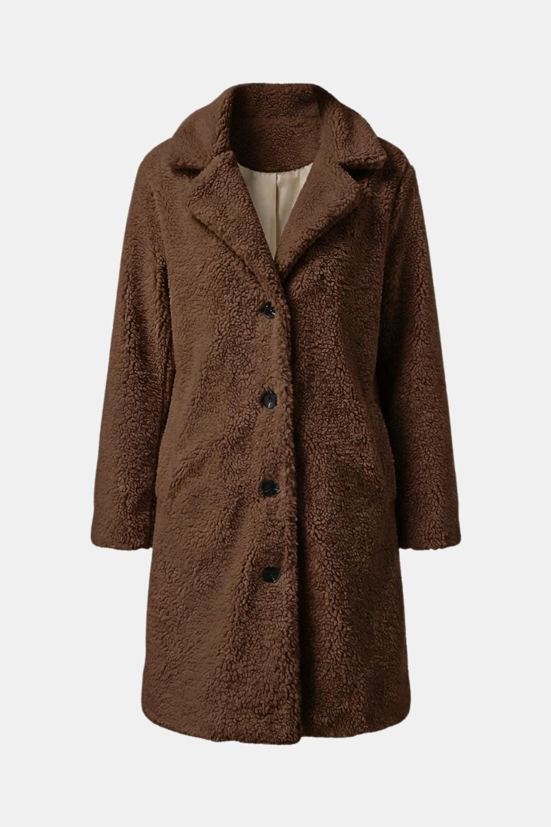 Arlet – Soft Mid-Length Coat for Women