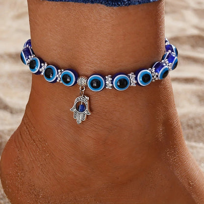 Armband dames | Kralen armband met evil eye bedel