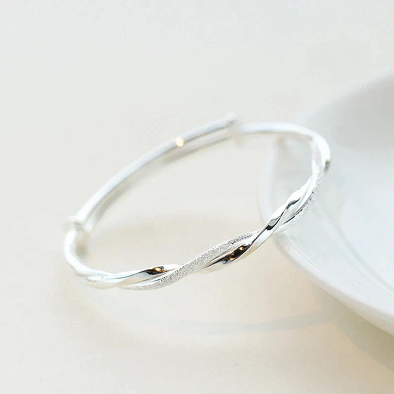 Armband dames | Minimalistische gedraaide armband