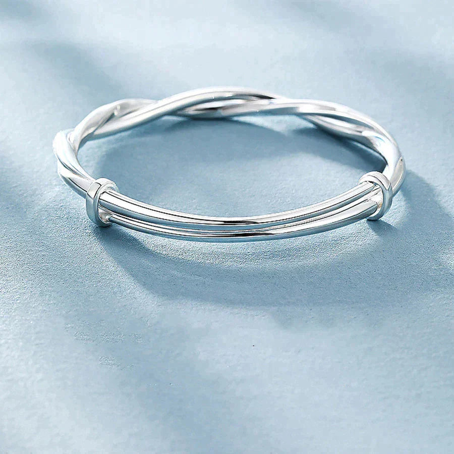 Armband dames | Minimalistische gedraaide armband