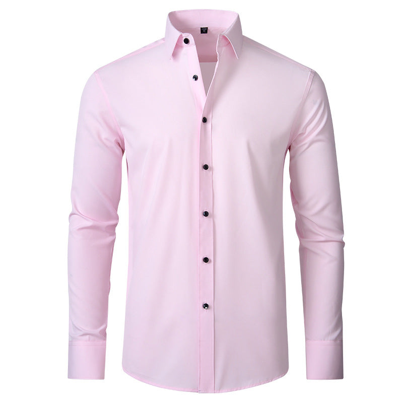 Men’s Stretch Dress Shirt Wrinkle Resistant Slim Fit Shirt