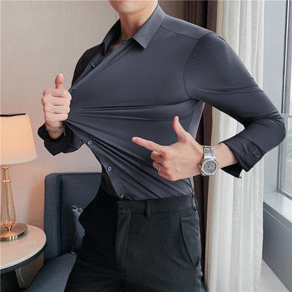 Chemise Homme Stretch Sans Repassage Coupe Élégante
