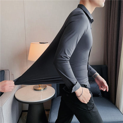 Chemise Homme Stretch Sans Repassage Coupe Élégante