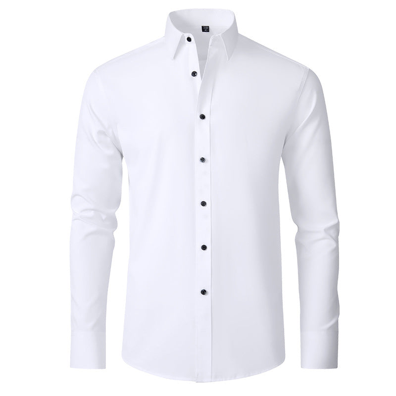 Men’s Stretch Dress Shirt Wrinkle Resistant Slim Fit Shirt
