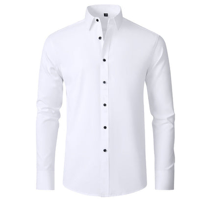 Men’s Stretch Dress Shirt Wrinkle Resistant Slim Fit Shirt