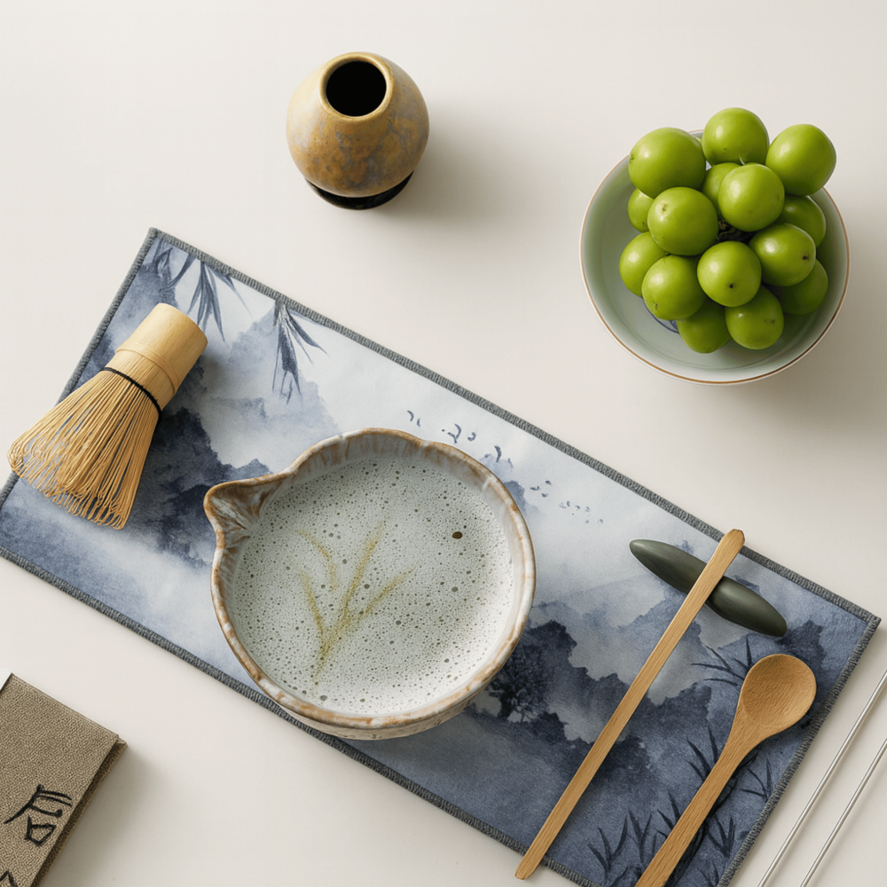 Matcha Set 8 Delig | Handgemaakte Kom 550 ml | Met Bamboe Accessoires