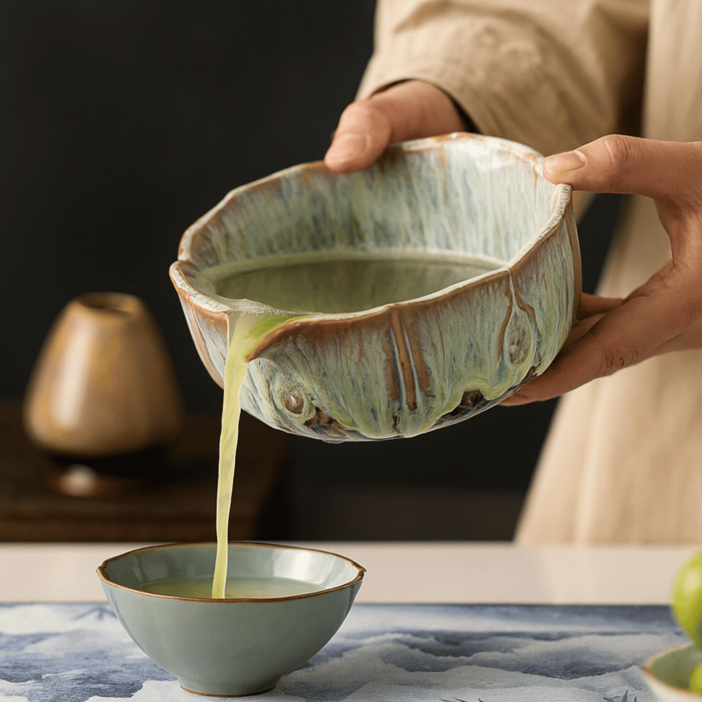 Matcha Set 8 Delig | Handgemaakte Kom 550 ml | Met Bamboe Accessoires