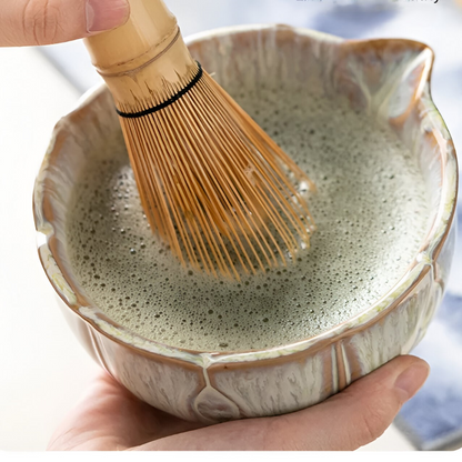 Matcha Set 8 Delig | Handgemaakte Kom 550 ml | Met Bamboe Accessoires